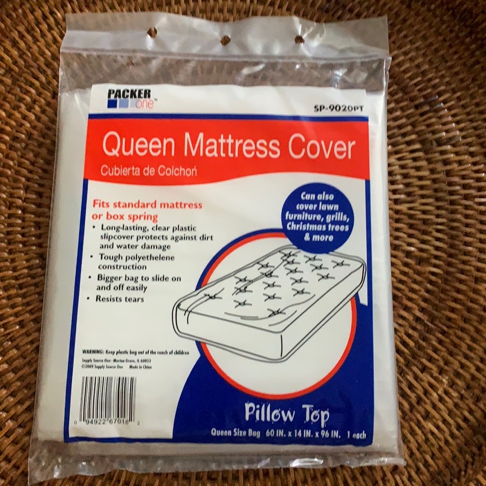 Queen Mattress Cover Pillow Top Fits Standard mattress or Box Spring 60x14x96